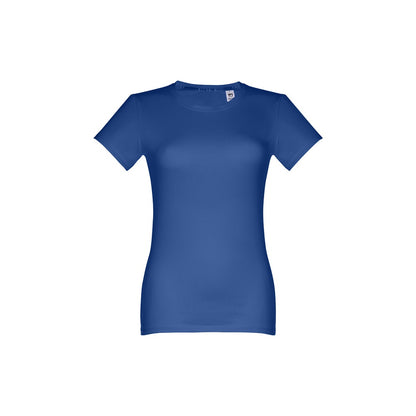 THC ANKARA WOMEN promotional t-shirt in royal blue with custom logo branding