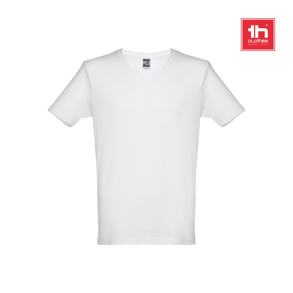 THC ATHENS WH promotional t-shirt (complete set view) with custom logo branding