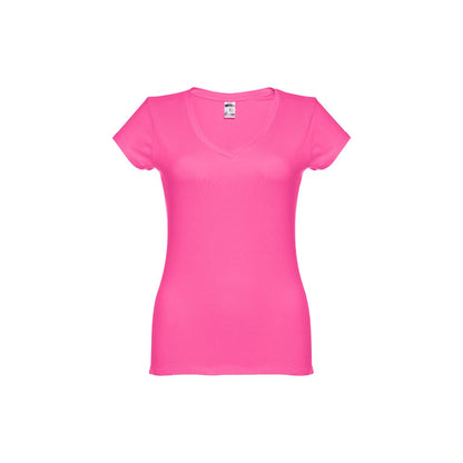 THC ATHENS WOMEN promotional t-shirt in pink with custom logo branding