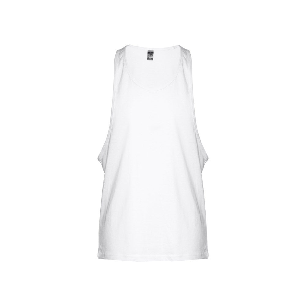 THC IBIZA WH promotional t-shirt in white with custom logo branding