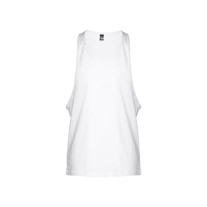 THC IBIZA WH promotional t-shirt in white with custom logo branding