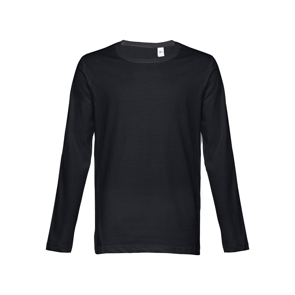 THC BUCHAREST promotional t-shirt in black with custom logo branding