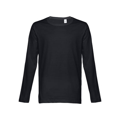 THC BUCHAREST promotional t-shirt in black with custom logo branding