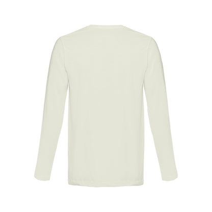 THC BUCHAREST promotional t-shirt in pastel green (detail view) with custom logo branding