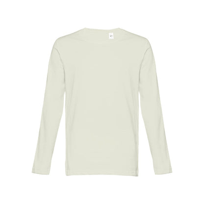 THC BUCHAREST promotional t-shirt in pastel green with custom logo branding