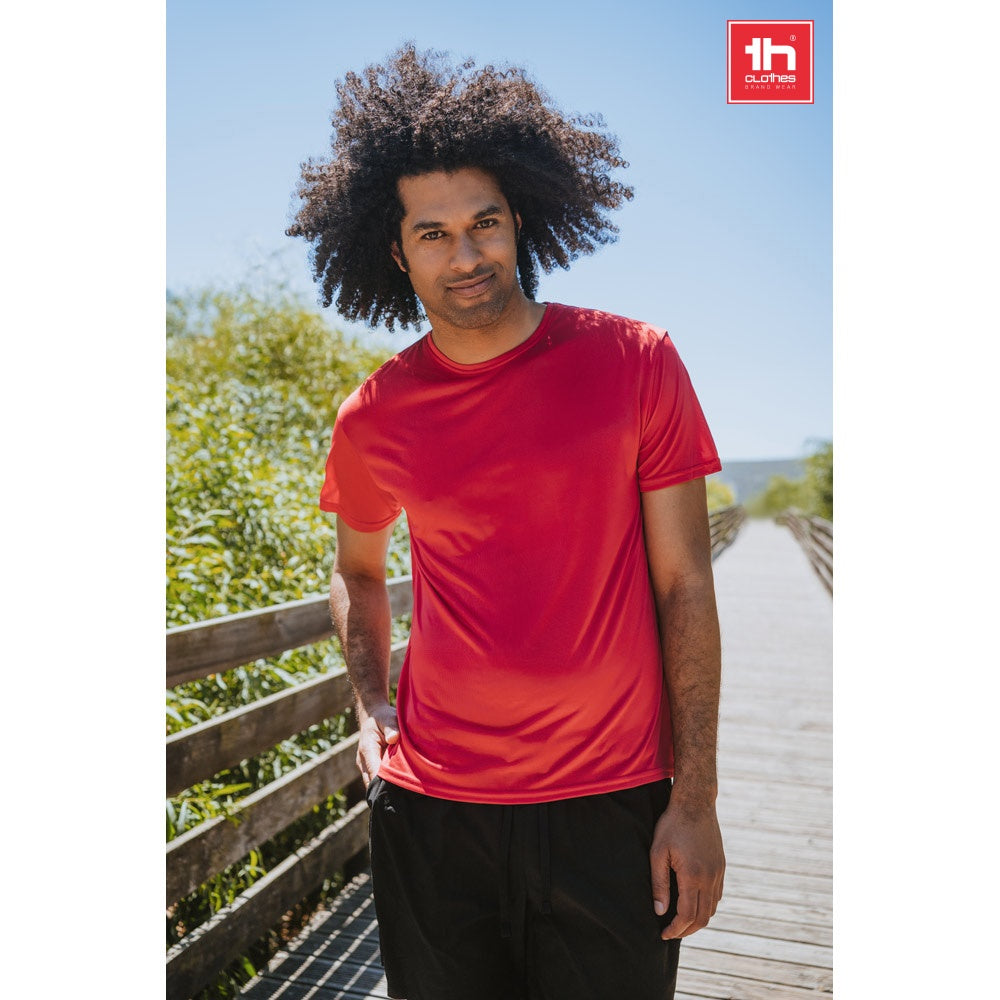 THC NICOSIA promotional t-shirt (complete set view) with custom logo branding