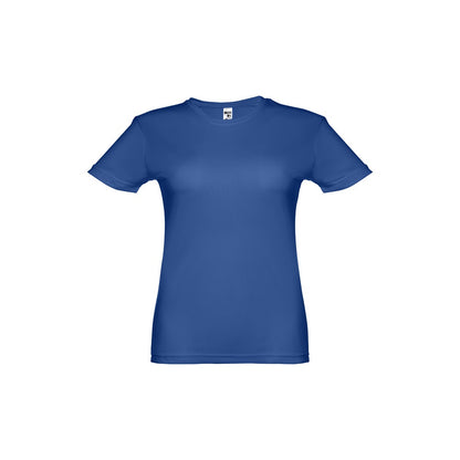 THC NICOSIA WOMEN promotional t-shirt in royal blue with custom logo branding