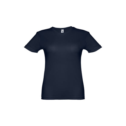 THC NICOSIA WOMEN promotional t-shirt in navy blue with custom logo branding