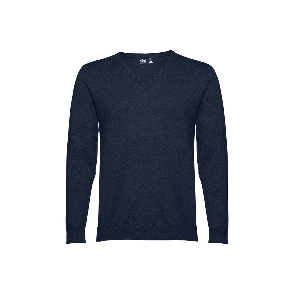 THC MILAN promotional sweatshirt in navy blue with custom logo branding
