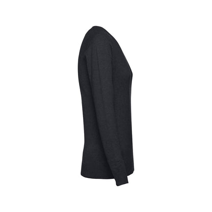 THC MILAN WOMEN promotional sweatshirt in black (detail view) with custom logo branding