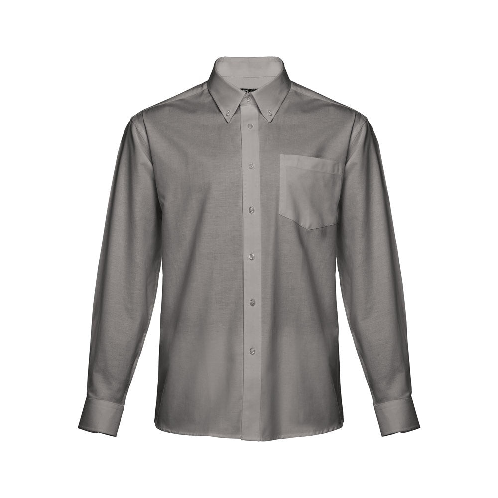 THC TOKYO promotional corporate shirt in grey with custom logo branding