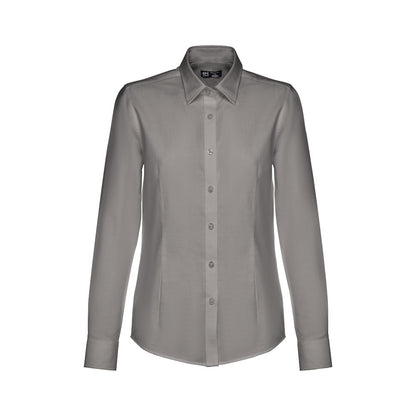 THC TOKYO WOMEN promotional corporate shirt in grey with custom logo branding