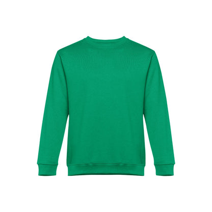 THC DELTA promotional sweatshirt in green with custom logo branding