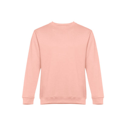 THC DELTA promotional sweatshirt in salmon with custom logo branding