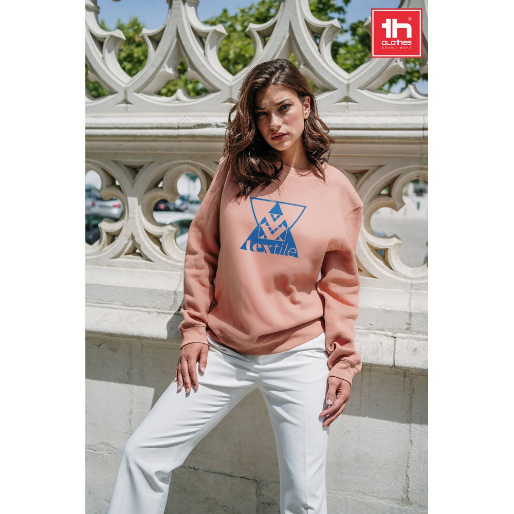 THC DELTA promotional sweatshirt (complete set view) with custom logo branding