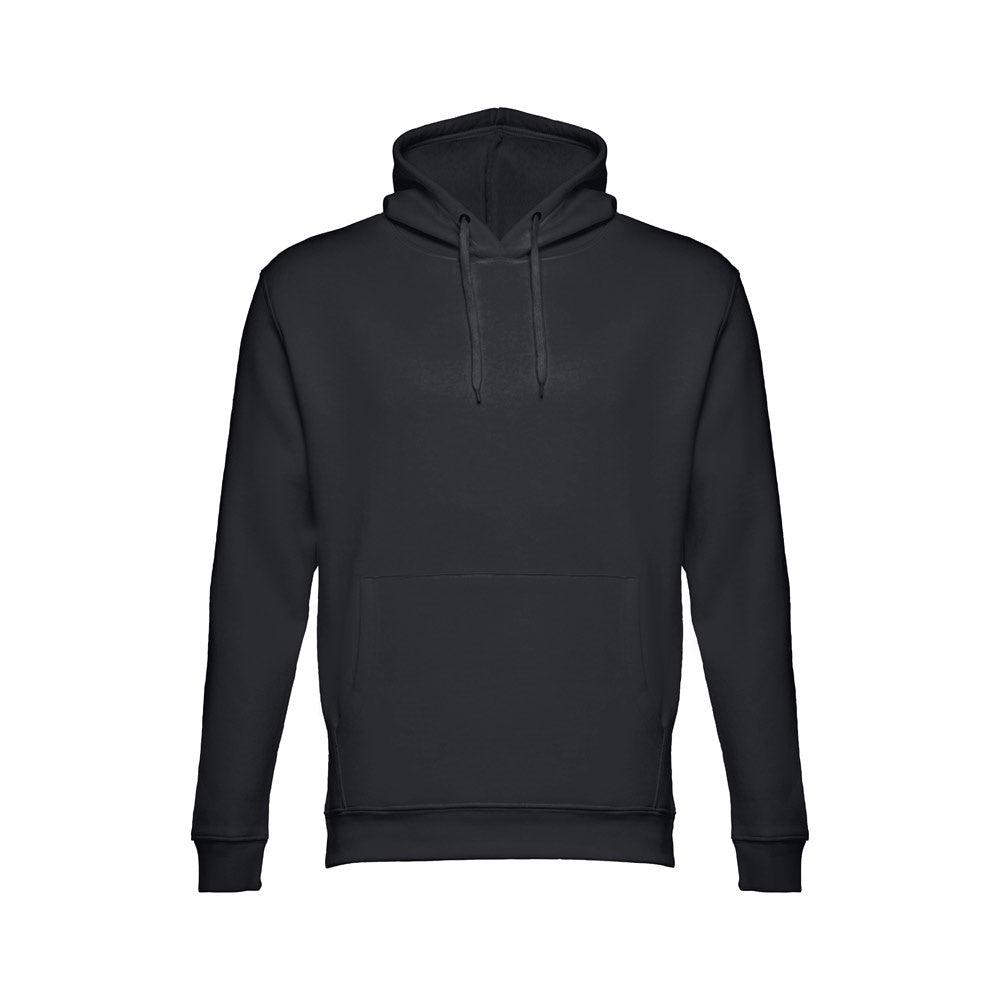THC PHOENIX promotional hoodie in black with custom logo branding