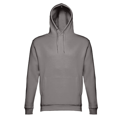 THC PHOENIX promotional hoodie in grey (detail view) with custom logo branding