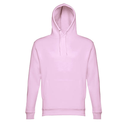 THC PHOENIX promotional hoodie in lilac (detail view) with custom logo branding