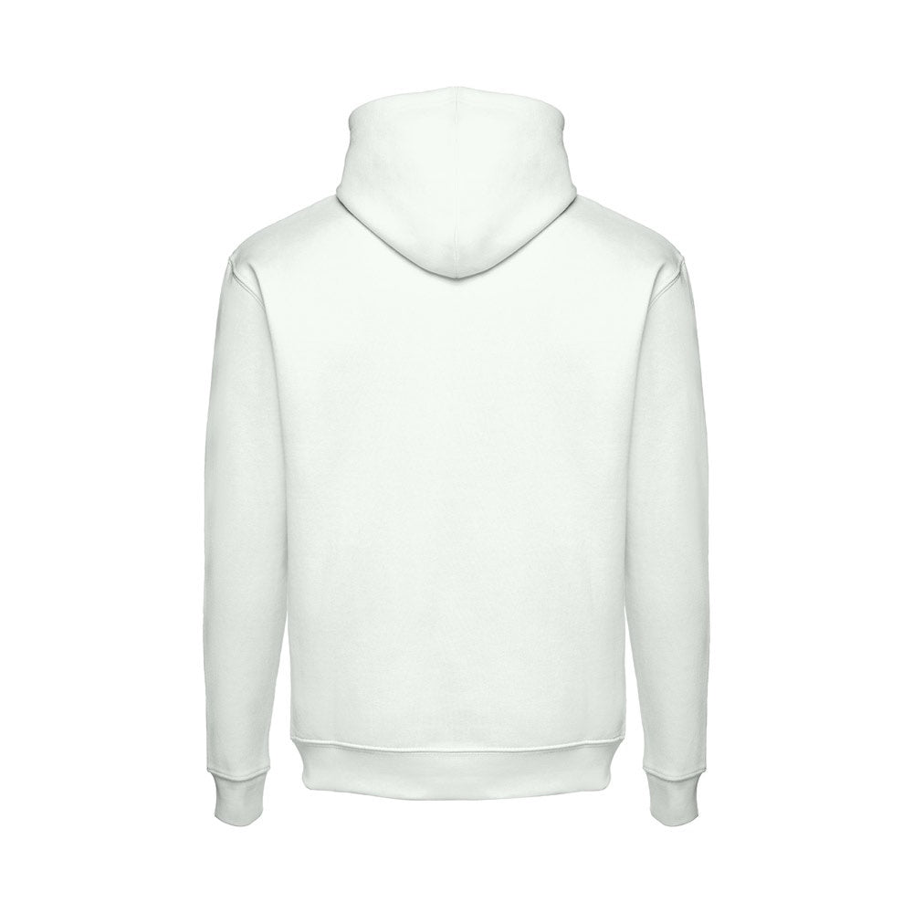 THC PHOENIX promotional hoodie in pastel green (detail view) with custom logo branding