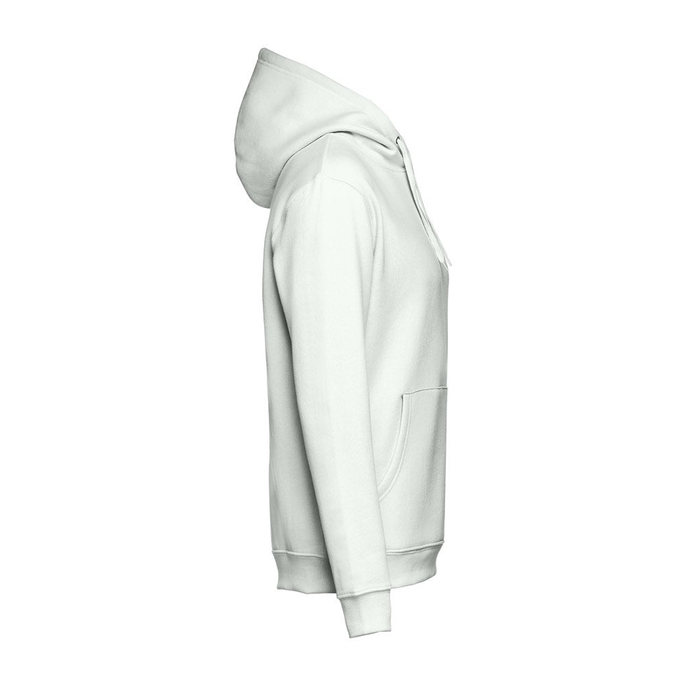 THC PHOENIX promotional hoodie in pastel green (detail view) with custom logo branding