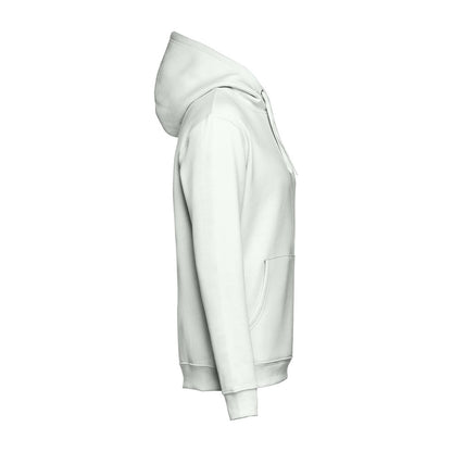 THC PHOENIX promotional hoodie in pastel green (detail view) with custom logo branding