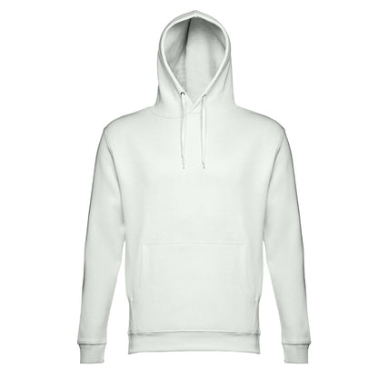 THC PHOENIX promotional hoodie in pastel green (detail view) with custom logo branding