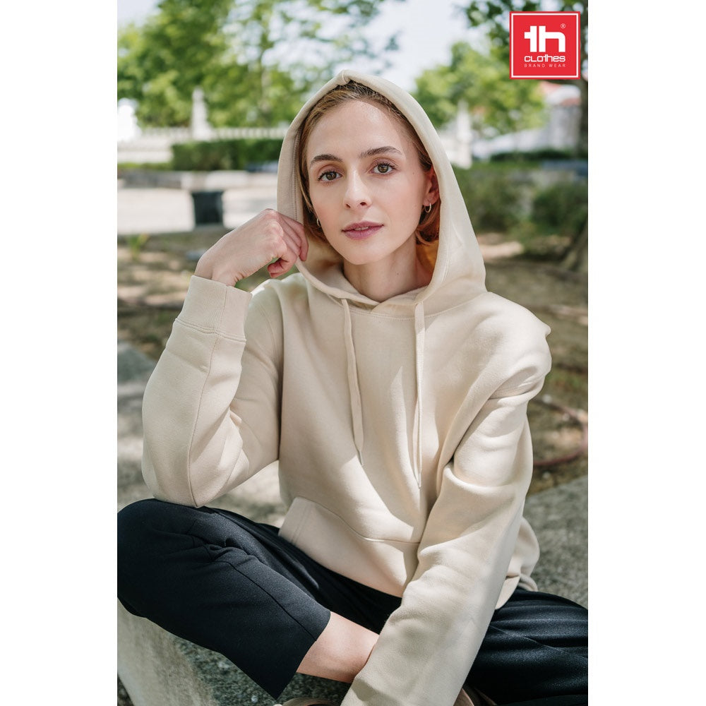 THC PHOENIX promotional hoodie in purple (complete set view) with custom logo branding