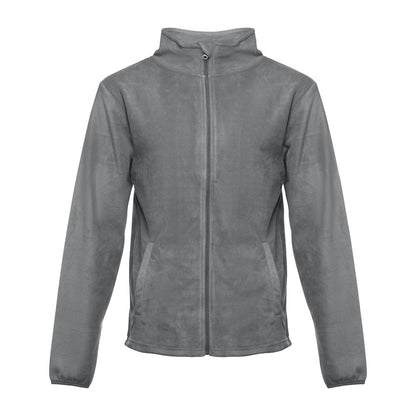 THC HELSINKI promotional jacket in grey with custom logo branding