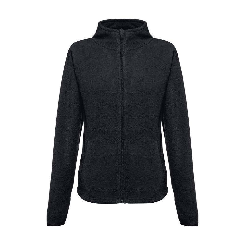 THC HELSINKI WOMEN promotional jacket in black with custom logo branding