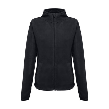 THC HELSINKI WOMEN promotional jacket in black with custom logo branding