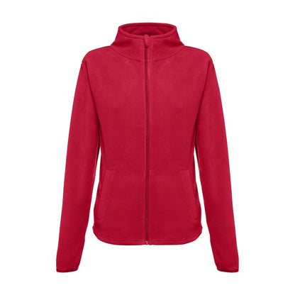 THC HELSINKI WOMEN promotional jacket in red with custom logo branding