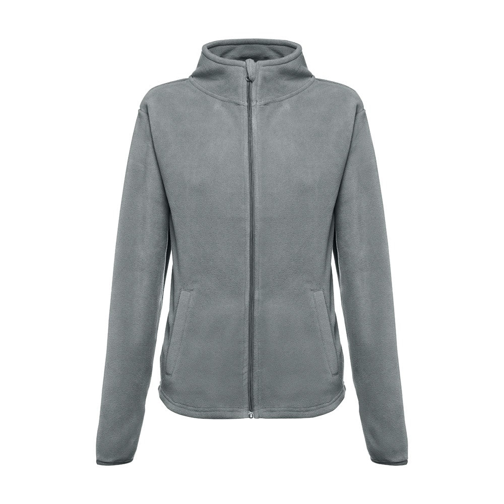 THC HELSINKI WOMEN promotional jacket in grey with custom logo branding