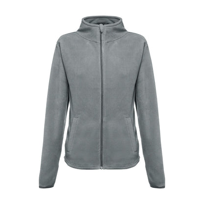THC HELSINKI WOMEN promotional jacket in grey with custom logo branding