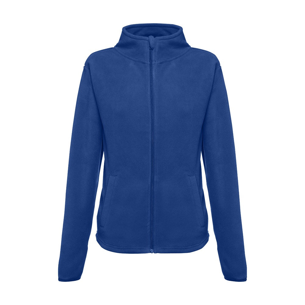 THC HELSINKI WOMEN promotional jacket in royal blue with custom logo branding
