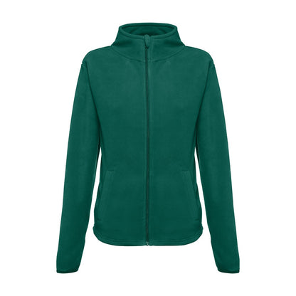 THC HELSINKI WOMEN promotional jacket in dark green with custom logo branding