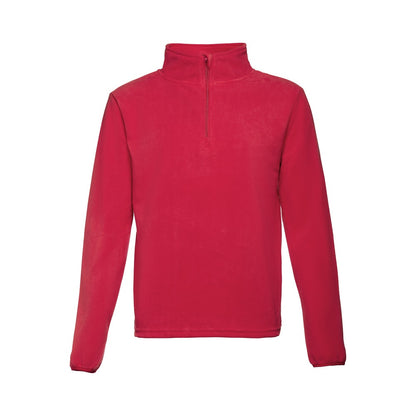 THC VIENNA promotional jacket in red with custom logo branding