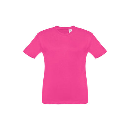 THC QUITO promotional kids' garment in pink with custom logo branding