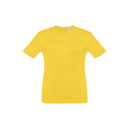 THC QUITO promotional kids' garment in yellow with custom logo branding
