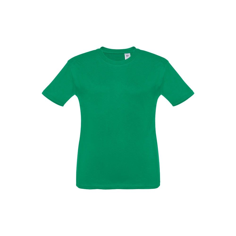 THC QUITO promotional kids' garment in green with custom logo branding