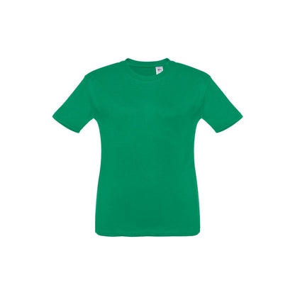 THC QUITO promotional kids' garment in green with custom logo branding
