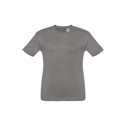 THC QUITO promotional kids' garment in grey with custom logo branding