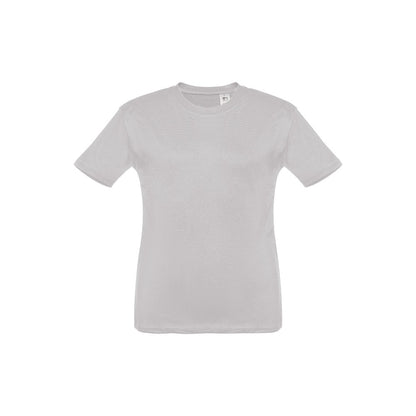 THC QUITO promotional kids' garment in light grey with custom logo branding