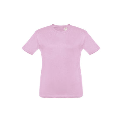 THC QUITO promotional kids' garment in lilac with custom logo branding
