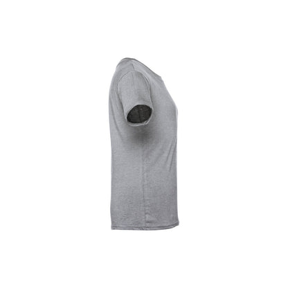 THC QUITO promotional kids' garment in heather light grey (detail view) with custom logo branding