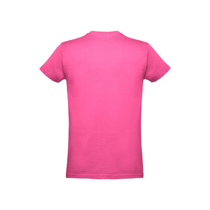THC ANKARA KIDS promotional kids' garment in pink (detail view) with custom logo branding