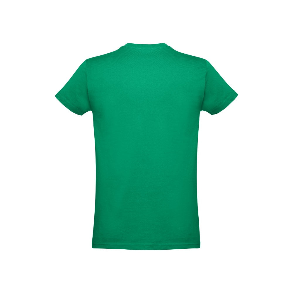 THC ANKARA KIDS promotional kids' garment in green (detail view) with custom logo branding