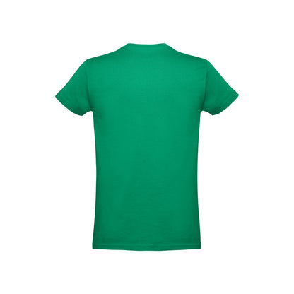 THC ANKARA KIDS promotional kids' garment in green (detail view) with custom logo branding