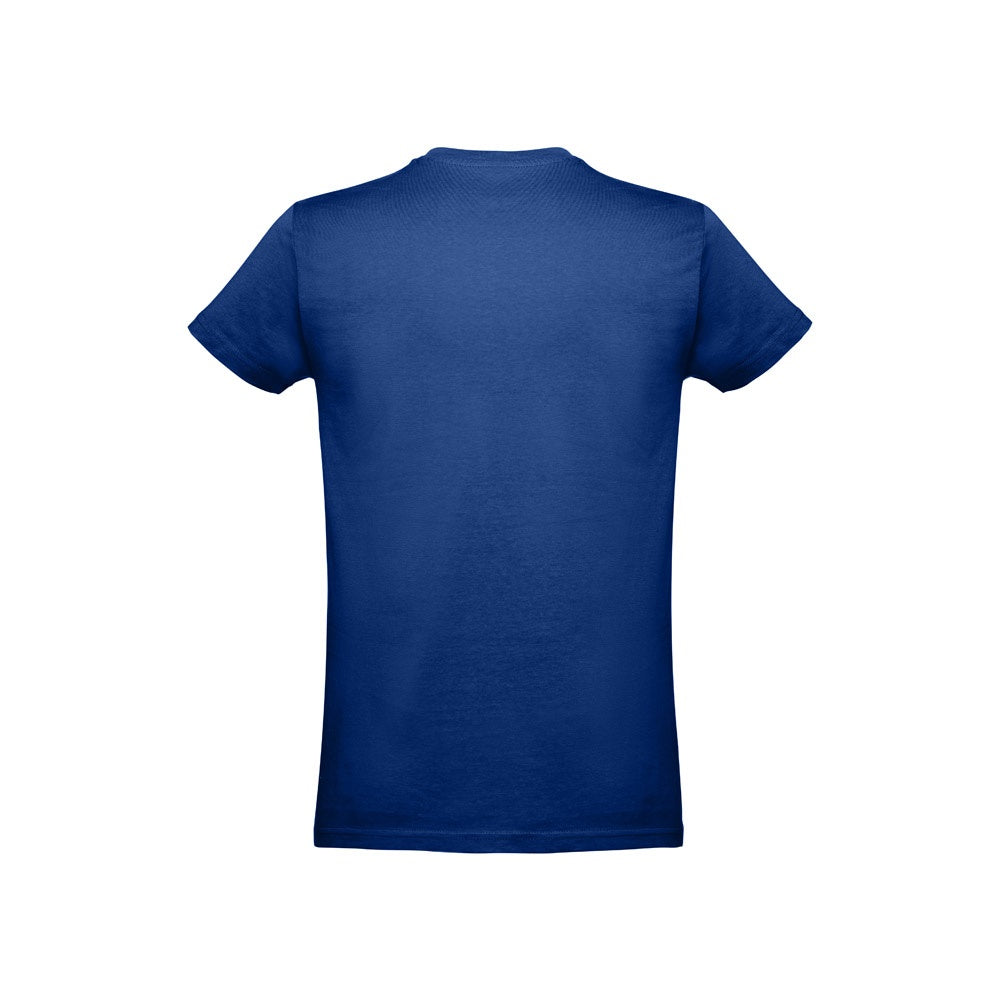 THC ANKARA KIDS promotional kids' garment in royal blue (detail view) with custom logo branding