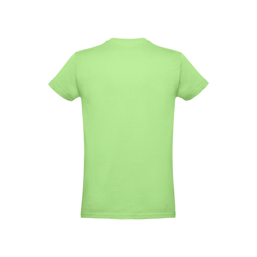THC ANKARA KIDS promotional kids' garment in light green (detail view) with custom logo branding