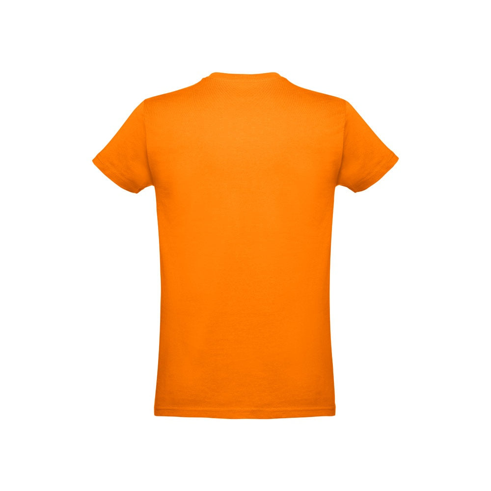 THC ANKARA KIDS promotional kids' garment in orange (detail view) with custom logo branding